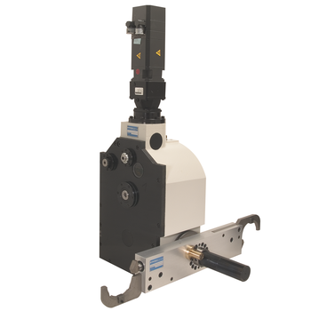 Horizontaler Werkzeugwechsler in Aktion